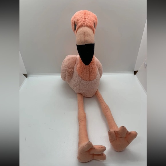 Nature Planet Flamingo Plush Pink Bird Stuffed Animal 15 Inches - Picture 2 of 12